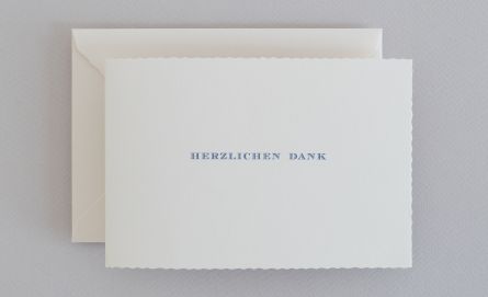 Dankkarten bei Huber & Lerner