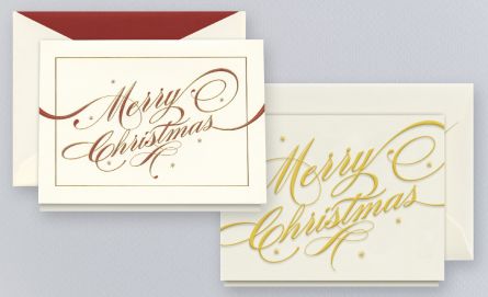 Edle Weihnachtskarten von Crane