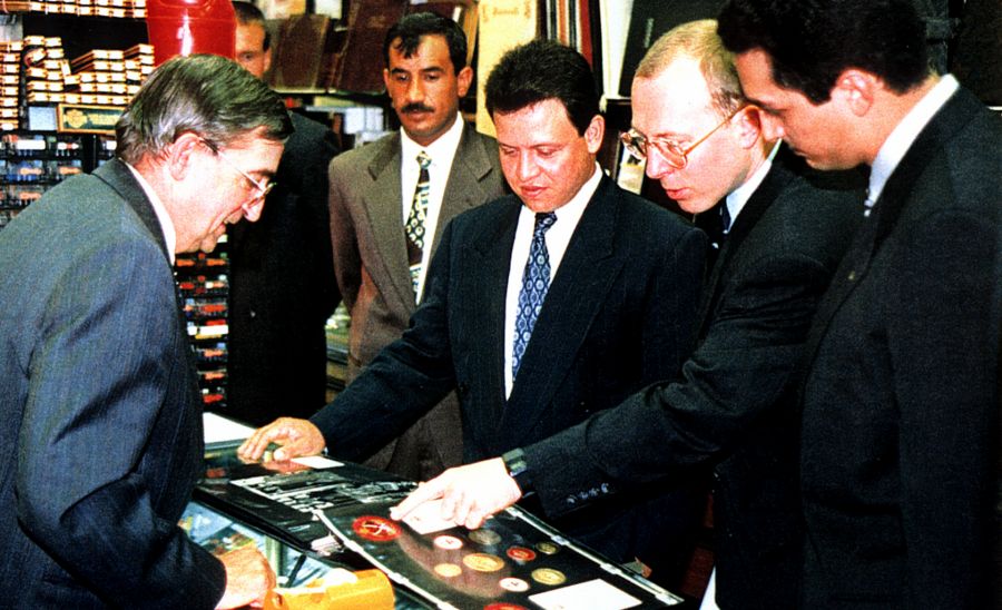 S.M. König Abdullah II. von Jordanien besucht Huber & Lerner