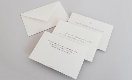 Dankkarten bei Huber & Lerner