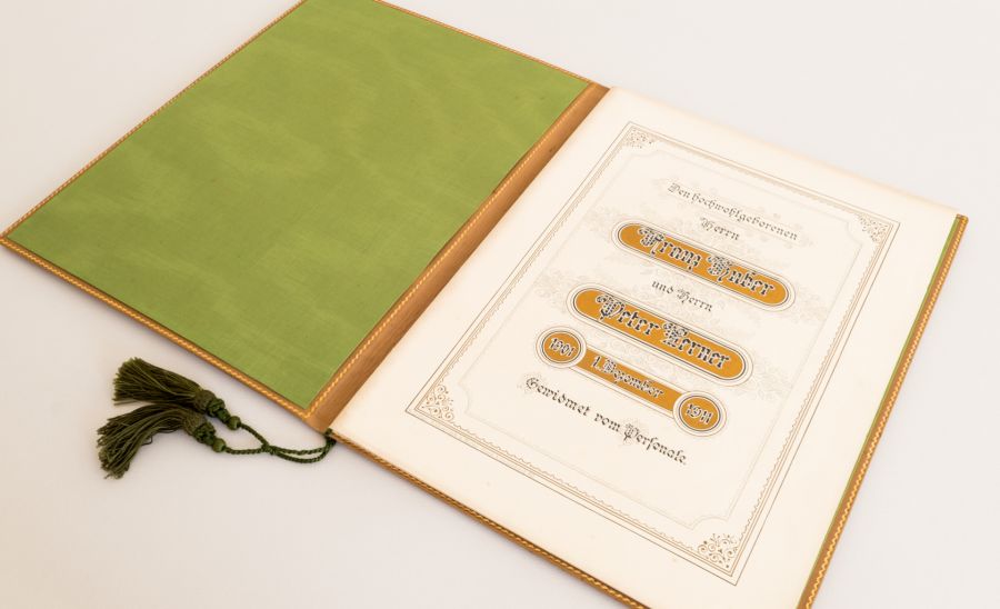 10-jähriges Firmenjubiläum von Huber & Lerner im Jahr 1911