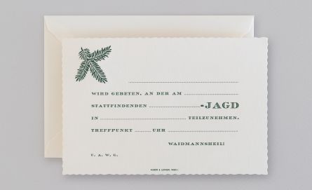 Jagdeinladungen bei Huber & Lerner