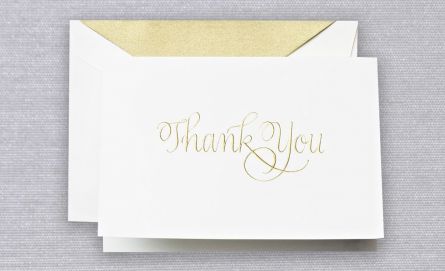 Dankkarten von Crane