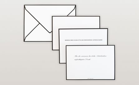 Trauerdankkarten bei Huber & Lerner