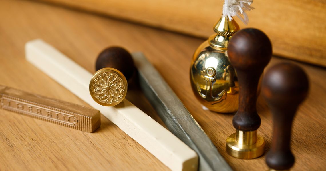 Siegellack und Petschaften