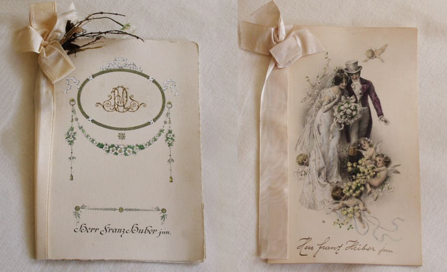 Drucksorten aus dem Familienarchiv