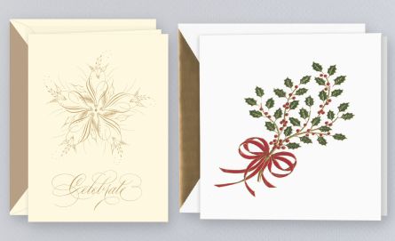 Edle Weihnachtskarten von Crane