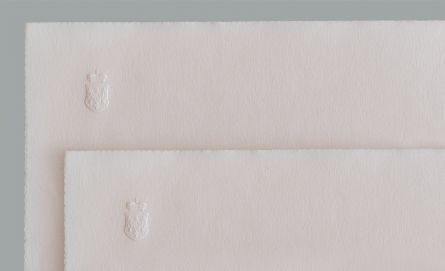 Briefpapier mit Blindprägung bei Huber & Lerner