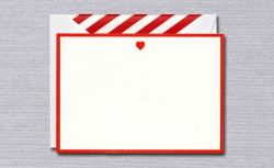 Grußkarten von Crane mit Herz