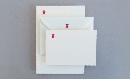 Briefpapier mit Farbprägung bei Huber & Lerner