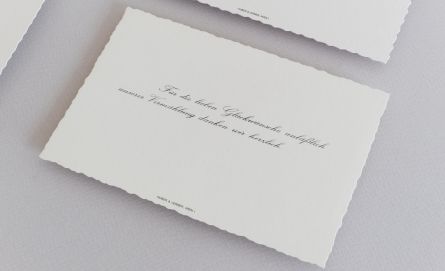 Dankkarten bei Huber & Lerner