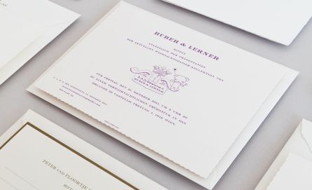 Einladungskarten bei Huber & Lerner