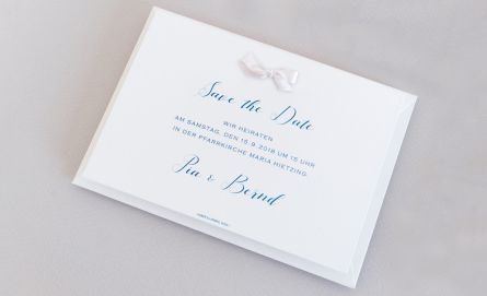 Save the Date bei Huber & Lerner