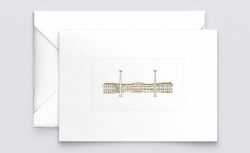 Schönbrunn Billett, Stahlstichprägung in Gold.