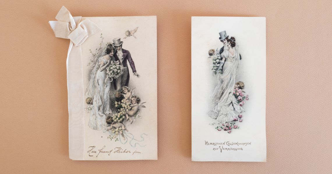 Vintage Hochzeitsbilletts bei Huber & Lerner