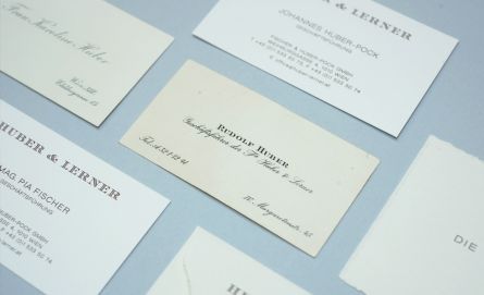 Business cards by Huber & Lerner