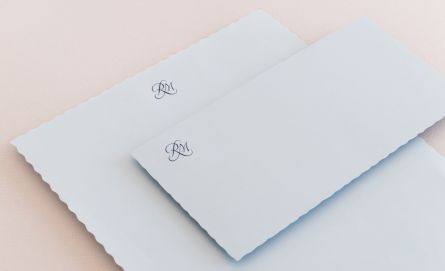 Briefpapier mit Farbprägung bei Huber & Lerner