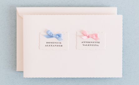 Geburtsanzeige klassisch