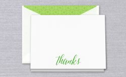 Dankkarten von Crane