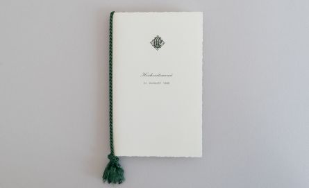 Menükarte bei Huber & Lerner