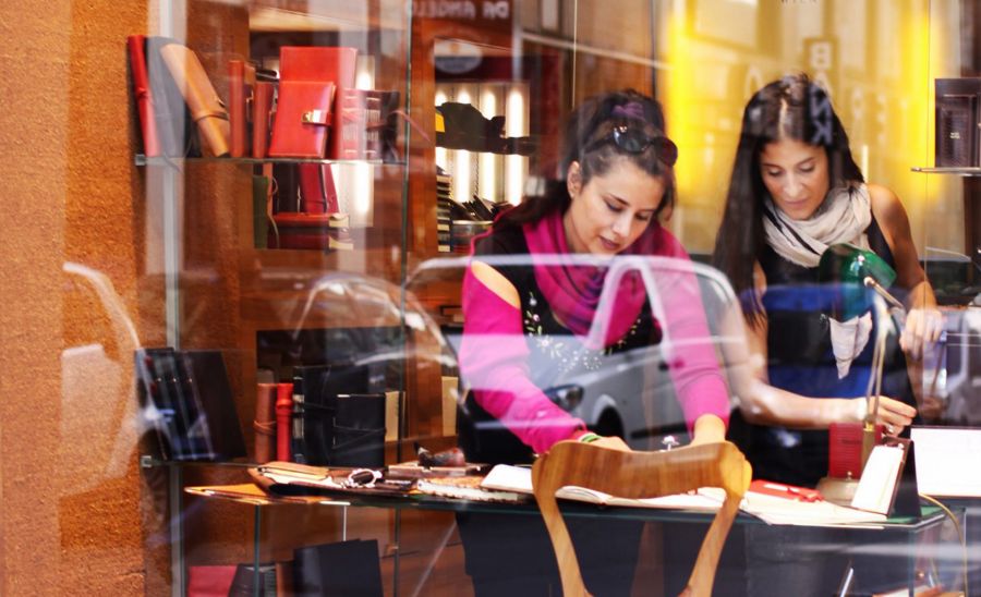 Die Schaufensterinnen bei Huber & Lerner