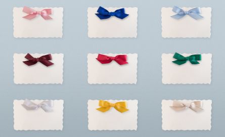 Klassische Geburtsanzeigen mit Mascherl bei Huber & Lerner