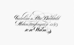 Schriftmuster "Anglaise maximal"