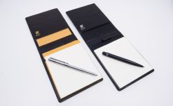 Ledernotizblock im Kleinformat